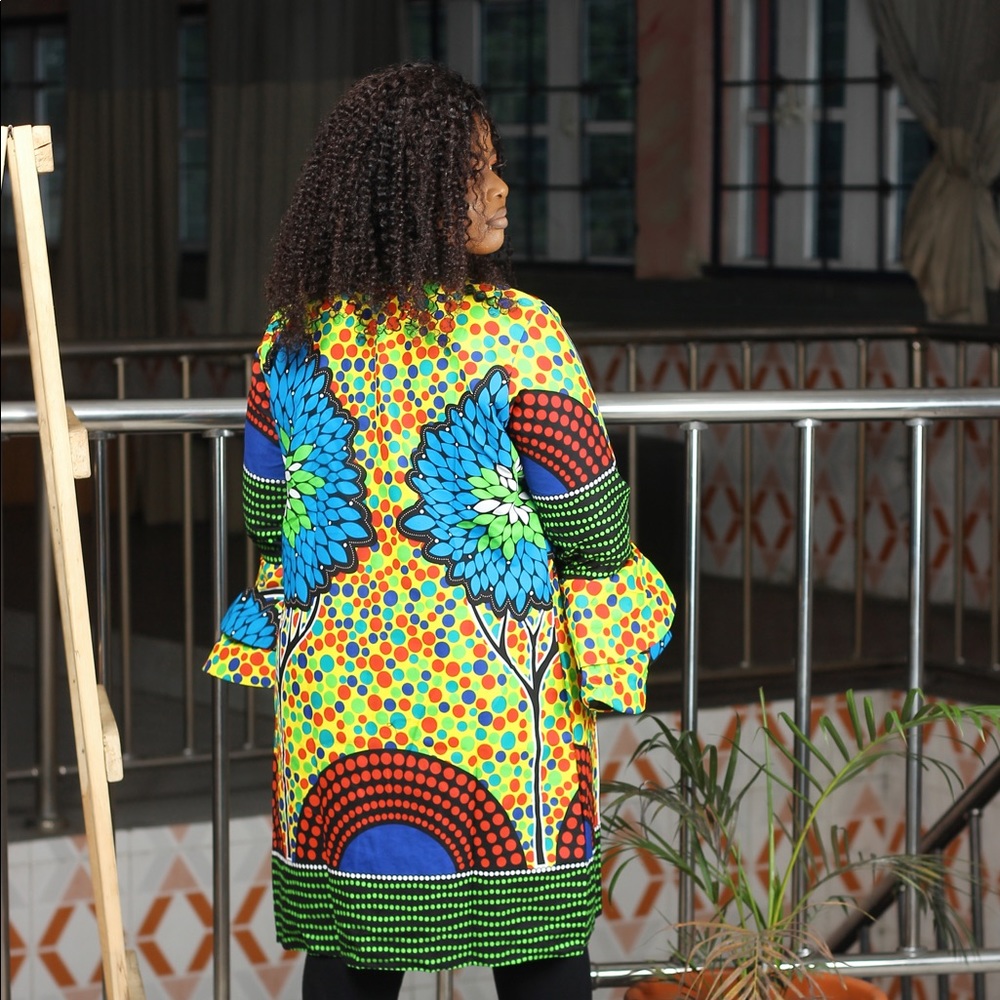 African print jacket - Picture 3 of 3